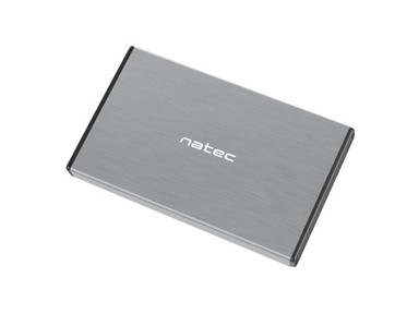 NATEC Kućište za HDD RHINO GO, 2.5", USB 3.0, sivo